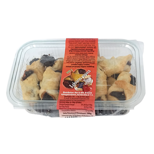 Meggyes-mákos lekvárral töltött papucs 200 g