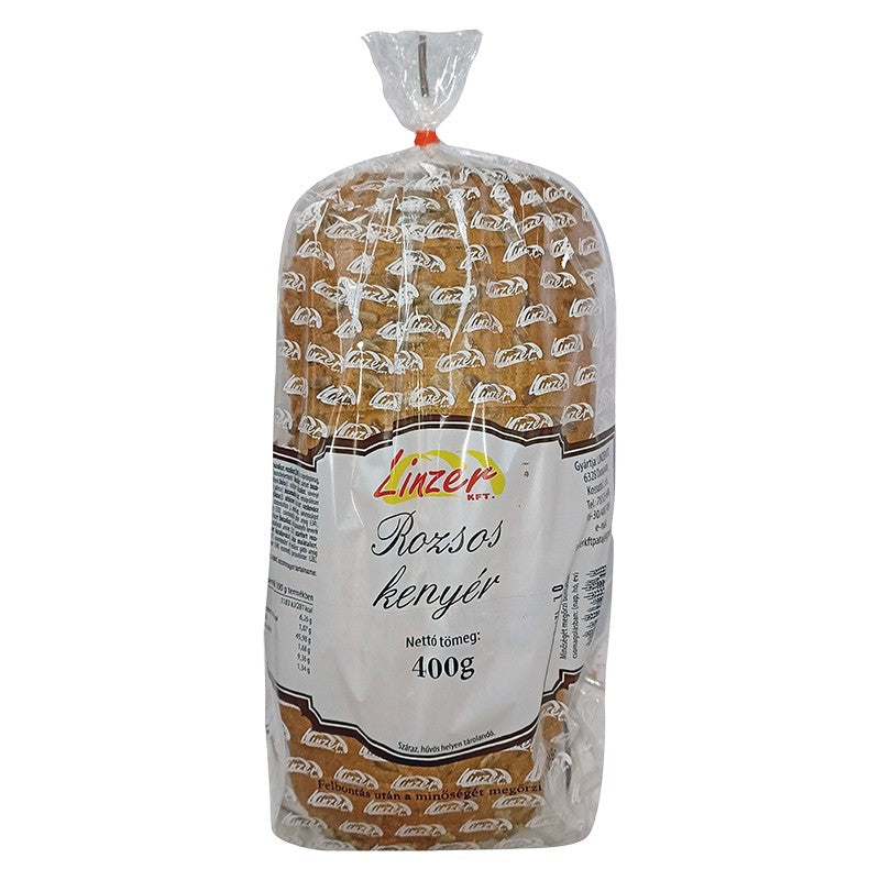 Linzer rozsos kenyér 400 g szeletelt