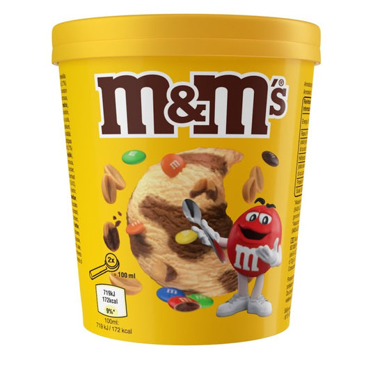 M&M's földimogyorós poharas tejjégkrém 450 ml