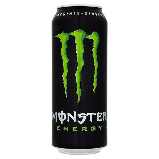 Monster Energy szénsavas ital koffeinnel, B-vitaminokkal, cukrokkal és édesítőszerekkel 500 ml