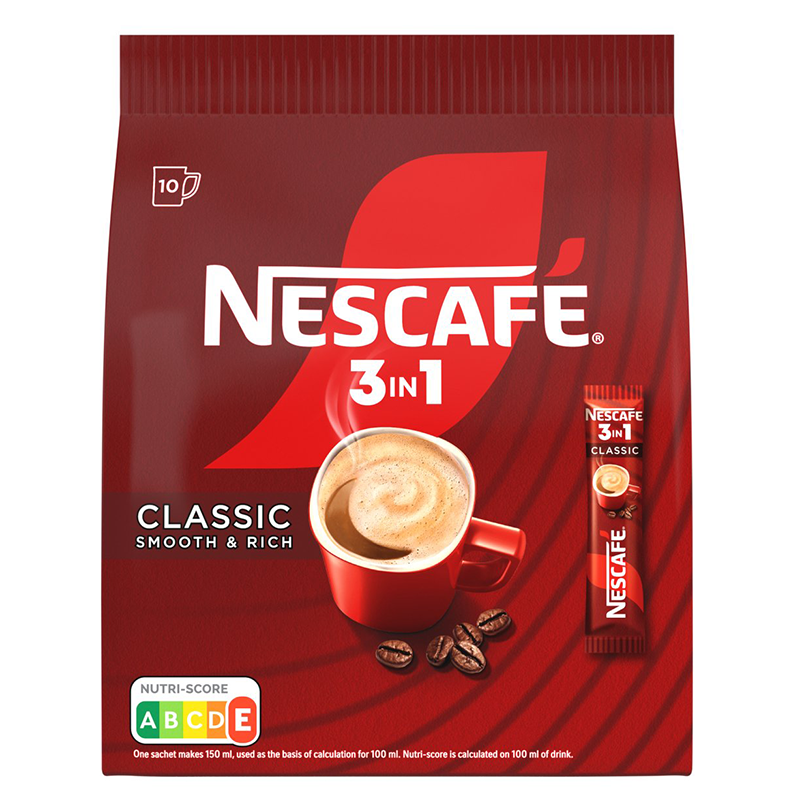 Nescafé Classic 3in1 instant kávéitalpor 10x16,5 g