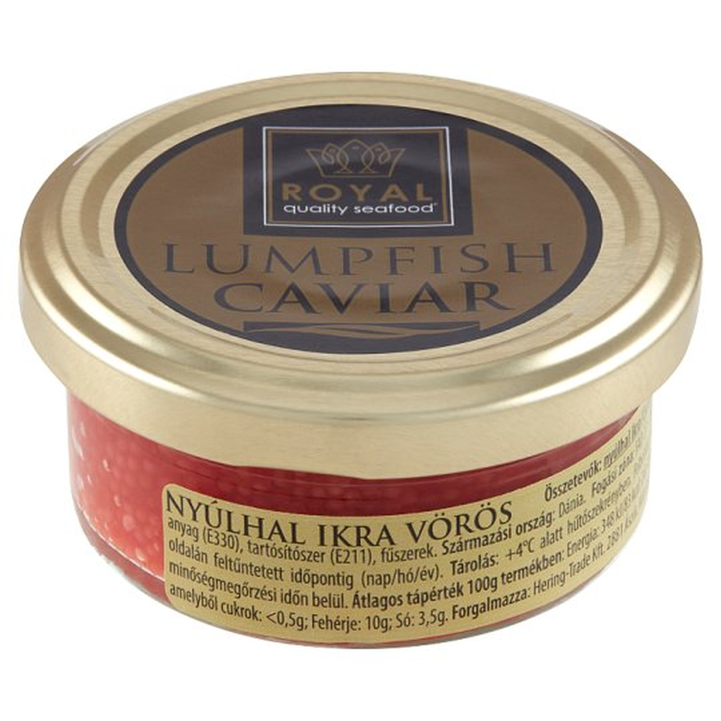 Royal nyúlhal ikra 50 g vörös