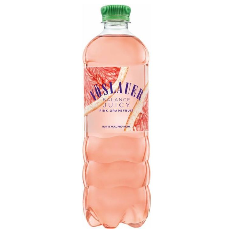 Vöslauer Balance Juicy szénsavas ásványvíz 750 ml pink grapefruit