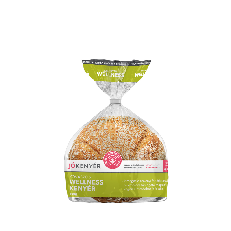 Jókenyér friss kovászos wellness kenyér 500 g szeletelt