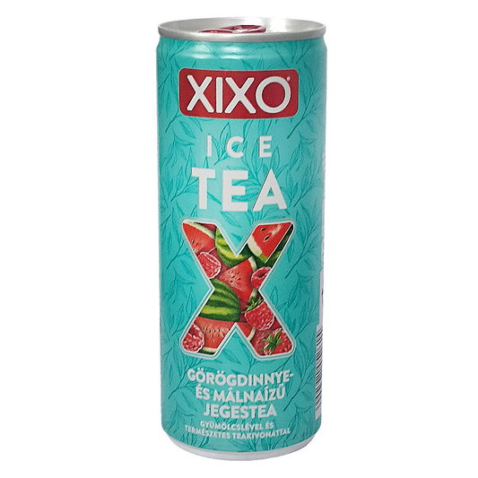 XIXO Ice Tea görögdinnye-málna ízű fekete tea 250 ml Summer edition